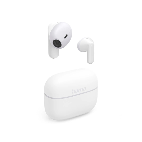 Hama Freedom Light II Cuffie con microfono omnidirezionale - Bluetooth - Autonomia fino a 20 ore - Portata 10 m - Assistente vocale - Ricarica tramite USB-C - Colore bianco Hama Freedom Light II Cuffie con microfono omnidirezionale - Bluetooth - Autonomia fino a 20 ore - Portata 10 m - Assistente vocale - Ricarica tramite USB-C - Colore bianco