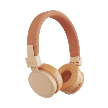 Hama Freedom Lit III Cuffie con microfono omnidirezionale - Bluetooth - Pieghevoli - Archetto regolabile - Assistente vocale - Ricarica tramite USB-C - Colore arancione