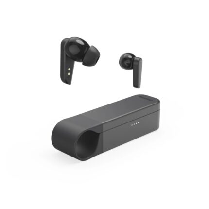 Hama Spirit Pocket II Cuffie con microfono omnidirezionale - Bluetooth - Display LED - Assistente vocale - Ricarica tramite USB-C - Colore nero