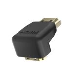 Hama Essential Adattatore HDMI angolato - HDMI femmina - HDMI maschio - 90º - Colore nero - immagine 3