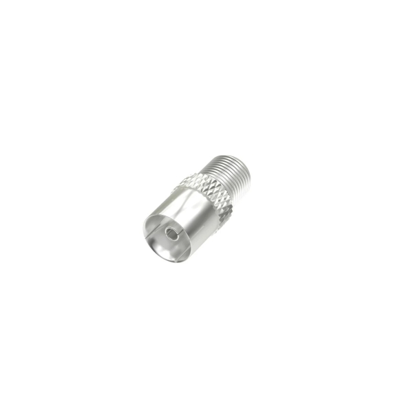 Hama Essential Adattatore da connettore F a coassiale - Colore argento Hama Essential Adattatore da connettore F a coassiale - Colore argento