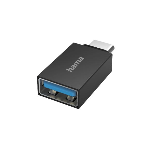 Hama Essential Adattatore USB - USB-C maschio - USB-A femmina - Velocità fino a 5Gbit/s - Funzione OTG - Colore nero Hama Essential Adattatore USB - USB-C maschio - USB-A femmina - Velocità fino a 5Gbit/s - Funzione OTG - Colore nero