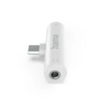 Adattatore audio Hama - USB-C maschio - Jack 3,5 mm femmina - Colore bianco - immagine 4