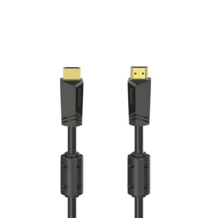 Cavo HDMI 4K maschio Hama Essential - Lunghezza 10 m - Supporta ARC - Terminali placcati in oro - Ethernet - Velocità fino a 18 Gbps - Schermatura completa - Colore nero