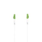 Cavo in fibra ottica monomodale Hama Essential - Lunghezza 9 m - Trasmissione fino a 10 Gbit/s - Connettore LC/APC - Colore bianco
