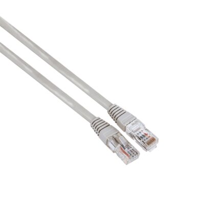 Hama Entry Cavo di rete UTP RJ45 Cat-5e - Lunghezza 3 m - Velocità fino a 1 Gbps - Colore grigio