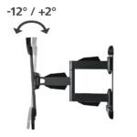 Hama Supporto a parete per TV fino a 65" - Peso max 35 kg - Inclinabile - Girevole - VESA 400x400 mm - Acciaio - Gestione cavi - Livella a bolla - Colore nero - immagine 3