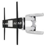 Hama Supporto a parete per TV fino a 90" - Peso max 75 kg - Inclinabile - Girevole - VESA 800x600 mm - Gestione cavi - Livella a bolla integrata - Dima di foratura - Colore bianco e nero