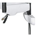 Hama Supporto a parete per TV fino a 90" - Peso max 75 kg - Inclinabile - Girevole - VESA 800x600 mm - Gestione cavi - Livella a bolla integrata - Dima di foratura - Colore bianco e nero - immagine 5