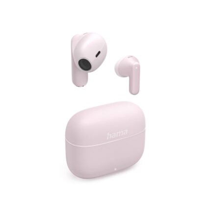 Hama Freedom Light II Cuffie con microfono omnidirezionale - Bluetooth - Autonomia fino a 20 ore - Portata 10 m - Assistente vocale - Ricarica tramite USB-C - Colore rosa