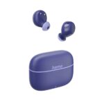 Hama Freedom Buddy II Cuffie con microfono omnidirezionale - Bluetooth - Autonomia fino a 20 ore - Portata 10 m - Assistente vocale - Ricarica tramite USB-C - Colore blu