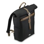 Hama Silvan Zaino per laptop fino a 16,2" - Capacità espandibile da 15 a 22 l - Poliestere riciclato - Interno imbottito - Tasche frontali - 32 x 46 x 14 cm - Colore nero - immagine 3