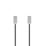 Cavo HDMI 4K maschio Hama Essential - Lunghezza 1 m - Supporta ARC - Ethernet - Velocità fino a 18 Gbps - Schermatura completa - Colore nero e argento