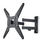 Hama Supporto a parete per TV fino a 65" - Peso max 25 kg - Inclinabile - Girevole - VESA 400x400 mm - Acciaio - Gestione cavi - Colore nero