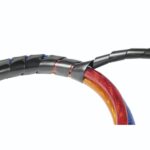 Hama Organizer per cavi a spirale 30 mm - Flessibile - Lunghezza 2,5 m - Polietilene - Colore nero - immagine 3