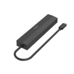 Hama Entry Hub USB 3.2 - Potenza massima 100 W - Cavo USB-C integrato da 15 cm - LAN Ethernet 1 Gbps - HDMI 4K - 3x USB-A - USB-C - Power Delivery - Colore nero - immagine 2