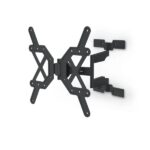 Hama Supporto a parete per TV fino a 65" - Peso max 30 kg - Inclinabile - Girevole - Extrapiatto - VESA 400x400 mm - Gestione cavi - Livella a bolla integrata - Dima di foratura - Colore nero