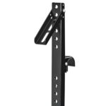 Hama Supporto TV fino a 75" - Peso max 40 kg - VESA 600x400 mm - Altezza regolabile - Acciaio - Gestione cavi - Colore nero - immagine 2