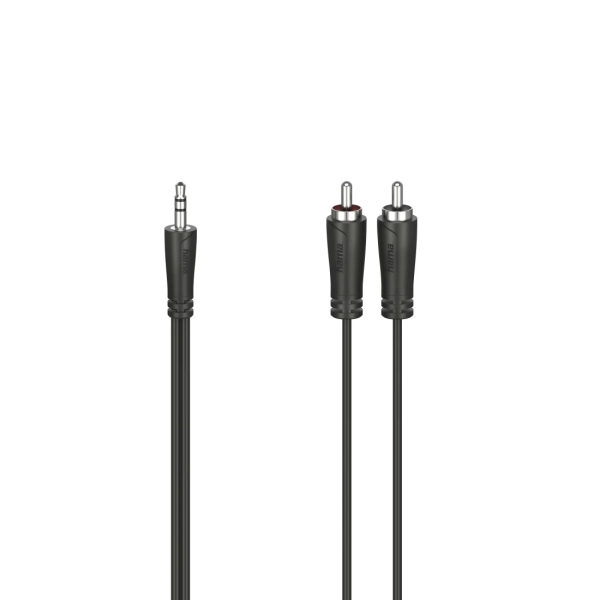 Cavo audio Hama Essential - 2x RCA maschio - Jack 3 Cavo audio Hama Essential - 2x RCA maschio - Jack 3