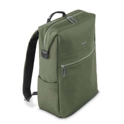 2" - Capacità 15 L - Poliestere - Interno imbottito - Cerniera bidirezionale - Base rinforzata - Tasche laterali - 34 x 44 x 11 cm - Colore verde scuro