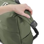 Hama Ultimate Zaino per laptop fino a 16,2" - Capacità 15 L - Poliestere - Interno imbottito - Cerniera bidirezionale - Base rinforzata - Tasche laterali - 34 x 44 x 11 cm - Colore verde scuro - immagine 5