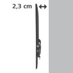 Hama Supporto fisso a parete per TV fino a 65" - Peso max 35 kg - VESA 400x400 mm - Acciaio - Livella a bolla - Colore nero - immagine 2
