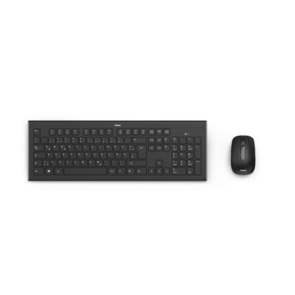 4 GHz - Distribuzione Qwerty-Es - Batteria Aa/Aaa - USB-A - Piedini pieghevoli - Portata 10 m - Mouse a 3 pulsanti - 1600 dpi - Colore nero