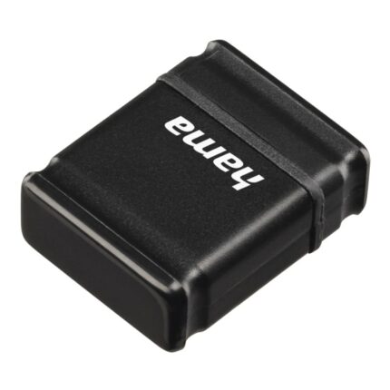 Hama Smartly Memoria Pendrive USB 2.0 con cappuccio - 64 GB di capacità - 15 Mb/s di trasferimento - Colore nero