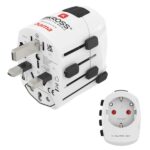 Hama World Travel Pro Adattatore da viaggio universale - Potenza fino a 1750 W - Tensione 100-250 V - Colore bianco