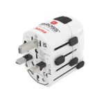 Hama World Travel Pro Adattatore da viaggio universale - Potenza fino a 1750 W - Tensione 100-250 V - Colore bianco - immagine 3