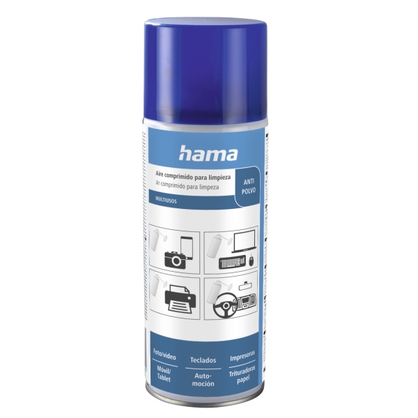 Hama Antidust Pulitore a gas pressurizzato - Capacità 400 ml Hama Antidust Pulitore a gas pressurizzato - Capacità 400 ml