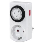 Hama Mini Presa con timer meccanico - Potenza massima 3680 W - Tensione 230 V - Timer - Intervalli di 30 min - Colore bianco