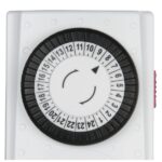Hama Mini Presa con timer meccanico - Potenza massima 3680 W - Tensione 230 V - Timer - Intervalli di 30 min - Colore bianco - immagine 3