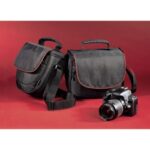 Hama Start-Up Borsa per fotocamera 110 Colt SLR - Tracolla - Leggera - Manico - 15x10x16,5 cm - Colore nero e rosso - immagine 3