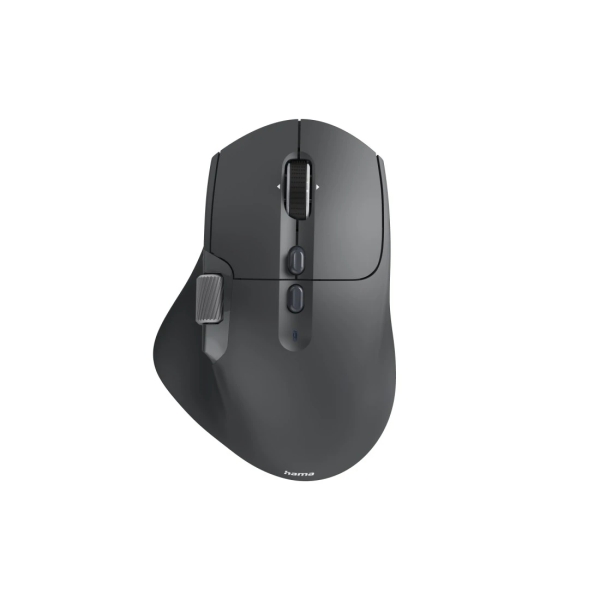 Hama WM-900 Mouse ottico wireless per destrimani 3200 dpi - Bluetooth - Ergonomico - Silenzioso - 10 pulsanti - Portata 10 m - Ricaricabile - Batteria al litio - Colore nero Hama WM-900 Mouse ottico wireless per destrimani 3200 dpi - Bluetooth - Ergonomico - Silenzioso - 10 pulsanti - Portata 10 m - Ricaricabile - Batteria al litio - Colore nero