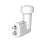 Hama Essential Ricevitore Twin LNB satellitare a 2 vie - Uscita connettore F - Fattore di rumore 0