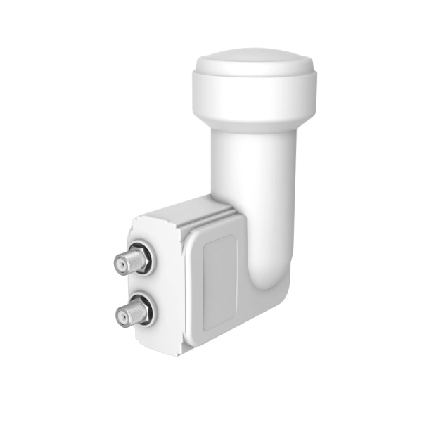 Hama Essential Ricevitore Twin LNB satellitare a 2 vie - Uscita connettore F - Fattore di rumore 0 Hama Essential Ricevitore Twin LNB satellitare a 2 vie - Uscita connettore F - Fattore di rumore 0