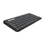 Logitech Pebble 2 Combo Pack Wireless Tastiera + Mouse - RF e Bluetooth - Tasti a forbice silenziosi - Easy Switch fino a 3 dispositivi - Mouse ottico 4000 DPI ambidestro - Batteria fino a 36 mesi - Colore grafite - immagine 2