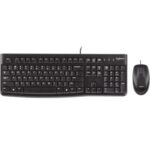 Logitech MK120 Pack USB Tastiera francese + Mouse 1000 dpi 3 pulsanti - Utilizzo ambidestro