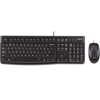 Logitech MK120 Pack USB Tastiera francese + Mouse 1000 dpi 3 pulsanti - Utilizzo ambidestro