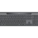 Logitech Signature Slim Solar+ K980 Tastiera wireless spagnola QWERTY - Ricarica solare automatica con tecnologia LightCharge - Doppia connettività Logi Bolt e Bluetooth LE - Tasti silenziosi - Colore grafite