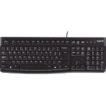 Logitech K120 Tastiera USB francese - Resistente agli schizzi - Cavo da 1