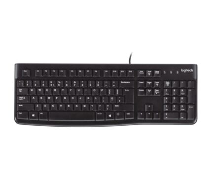 Logitech K120 Tastiera USB francese - Resistente agli schizzi - Cavo da 1