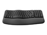 Logitech Wave Keys for Business Tastiera ergonomica wireless - Design ondulato con poggiapolsi imbottito - Connettività Logi Bolt e Bluetooth - Batteria fino a 36 mesi - Colore grafite - immagine 2