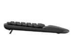 Logitech Wave Keys for Business Tastiera ergonomica wireless - Design ondulato con poggiapolsi imbottito - Connettività Logi Bolt e Bluetooth - Batteria fino a 36 mesi - Colore grafite - immagine 3