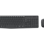 Logitech MK235 Pack Wireless Tastiera Francese + Mouse a 3 pulsanti - Ambidestro