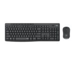 Logitech MK295 Pack Wireless Tastiera Francese + Mouse 1000dpi 3 Pulsanti - Tasti e Pulsanti Silenziosi - Utilizzo Ambidestro