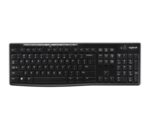 Logitech K270 Tastiera wireless USB francese - Resistente agli schizzi - Tasti di accesso rapido