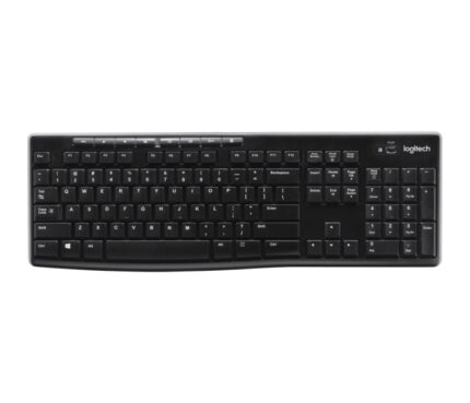 Logitech K270 Tastiera wireless USB francese - Resistente agli schizzi - Tasti di accesso rapido