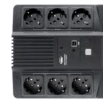 Coolbox Scudo3 SAI 800VA 480W - 6x Schukos - USB - 2x RJ45 - Protezione completa contro picchi di tensione e interruzioni di corrente - Display LCD - immagine 3
